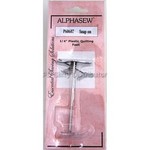 68715: AlphaSew P60607-G 1/4" Seam Patchwork Foot with Edge Guide, Snap-on Plastic
