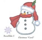 Joei's Chenille Christmas Snowmen Applique' Magic CD