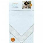 Kimberbell, KDKB248, Pet Kerchief Blanks, Set of 2, Tan & White