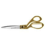 Westcott 17196 8" All Metal Gold Handle Dressmaker Scissors, Shears, Bent Trimmers