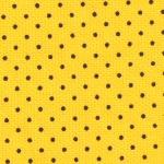 Fabric Finders 15 Yd Bolt 9.99 A Yd 167 Yellow with Black Dot Pique 100% Pima Cotton 60 inch