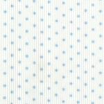 Fabric Finders 109 White with Small Blue Dot Pique 15 Yd Bolt 9.34 A Yd 100% Pima Cotton 60"