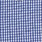 Fabric Finders 15 Yd Bolt 9.34 A Yd  Royal 1/16 inch Gingham Check 100 percent Pima Cotton 60 inch