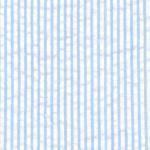 Fabric Finders 15 Yard Bolt at 9.34/Yd Mini Blue Stripe Seersucker 100 percent Pima Cotton 60 Inch Wide Fabric