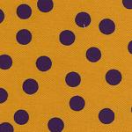 Fabric Finders 15 Yd Bolt 9.34 a Yd 685 100% Pima Cotton Fabric 60 inch Gold with Purple Dot Twill