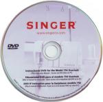 Singer 400056.01 Instructional DVD Video Tutorial for Pro Finish 14CG754 Overlock Serger Machine 754