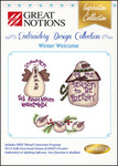 Great Notions Inspiration Collection Winter Welcome Multi-Formatted 4x4" Embroidery Designs CD