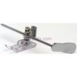 3026: P60307 Clear Narrow 1/4" Seam Foot with Quilt Guide Low Shank Screw On