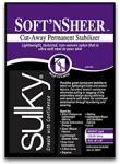 Sulky 236-08 Soft N Sheer 8"x11Yd Non Woven Cut Away Mech Stabilizer -Black