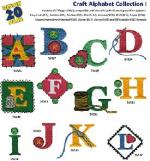 Great Notions 1185 Craft Alphabet I  Embroidery Multi Formatted CD