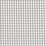 Fabric Finders 15Yd x 9.34 Grey 1/16" Gingham Check Pima Cotton 60" Fabric