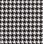 Fabric Finders 15 Yard Bolt 9.34 A Yd 752 100% Pima Cotton Fabric 60 inch Black Houndstooth Twill