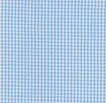 Fabric Finders 15 Yard Bolt 8.66 A Yd Sky 1/16 inch Gingham Check 100 percent Pima Cotton 60 inch