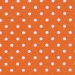 Fabric Finder15 Yd Bolt 9.34 A Yd 750Orange With Small White Dots100%Pima Cotton Fabric 60inch Twill