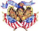 Sudberry House D2300 United We Stand Digitized Machine Cross Stitch Designs