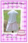 The Handmade Dress HDP15A Miss Claire Dress Pattern Sizes 6mo to 12 years