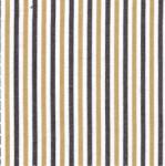 Fabric Finders 15 Yd Bolt 9.34 A Yd T58 Gold, Black, And  White Stripe 100% Pima Cotton 60" Fabric