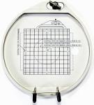 Janome 850411007 Spring Load Circular Hoop F with 4" Grid MC300-MC10001