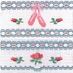 Ellen McCarn Ballet Slippers and Roses Smocking Plate Sewing Pattern