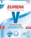 Eureka 52358B-6 Style V  Vacuum Bags for use with Eureka 3800, 3900, 6700  Series Canisters (6 pack)