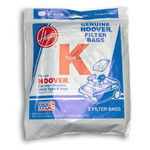 Hoover 4010028K 3Pk Paper Dust Bags, Type K Canister Spirit Vacuum Cleaner
