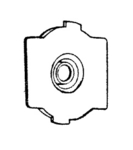 Panasonic P-20535 End Cap, Non-Pulley End  5200/6200/6800 Wooden B/R