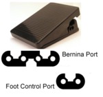 Foot Control Type 213 Replacement Bernina Sewing Machine Foot Pedal 325.213.14 and Cord 329.164.04, 3 or 4/2 Prong Connections 540 640 700-750 801-850