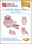 Great Notions Inspiration Collection Elegant Wisdom Multiformat Embroidery Design CD
