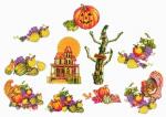 Balboa Threadworks 64B Halloween / Thanksgiving 2 4x4 Embroidery Disks