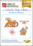 Great Notions Inspiration Collection Christmas Confections Multiformat Embroidery Design CD