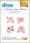 Great Notions #9 Collection Endless Redwork  Multiformat Embroidery Designs CD