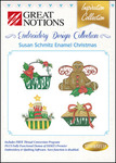 Great Notions Inspiration Collection Susan Schmitz Enamel Christmas Licenced Multiformat Embroidery Design CD
