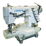 Consew 679VC Cylinder Bed Cover Hem Stitch Sewing Machine, Power Stand