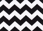 Fabric Finders 15 Yd Bolt 9.33 A Yd 1595 Black Chevron 100% Pima Cotton Fabric 60 inch