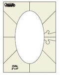 Westalee, WT-SO2x4, Simple, Oval, Template, 2"x4", Ruler, Quilting, free, motion, quilt, no, long, arm