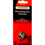 Janome 241, 202094003 Pintucking Foot Narrow for 9mm Stitch Width Machines*