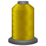 Fil-Tec 80108 Glide 60wt 5000m/5500yd King Spool Bright Yellow Color Longarm Machine Quilting Poly Thread
