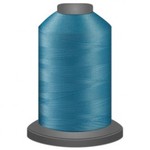 Fil-Tec 32975 Glide 60wt, 5000m/5500yd King Spool Light Turquoise Color Longarm Machine Quilting Poly Thread