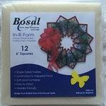 83161: Bosal In-R-Form Single Sided Fusible 12pcPkg 6" x 6"