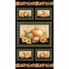 EE Schenck Autumn Elegance BEN1664M-99 Autumn Elegance Panel - Metallic Black/Multi