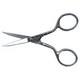 ES-400 4" Stainless Steel Embroidery Scissors Thread Clippers, Double Sharp Point, Ring Handles