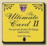 Vikant, Blank, Rewritable, 1 Megabyte, Embroidery Memory Card, in Brother .pes, PED Basic