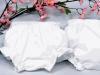 Girls Double Seat Panty Baby Bloomers Size 1 (0-6mo) WHITE, 65% poly 35% cotton batiste, embroidered eyelet trim at leg opening. Soft waist elastic
