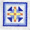 Sudberry House D1700 Stars in the Field Digitized Machine Cross Stitch Designs