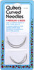 66193: Collins W-326 Quilters Curved Needles pkg 4, 2 sizes up to Upholstery