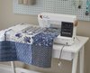 EverSewn Sparrow QE Quilters Edition Sewing Quilting Machine, 70Stitch, 19.5"W Base, 8"Arm, Auto Thread/Trim, Knee Lever, 850SPM, 16Lb, SS Plate, 6 Ft