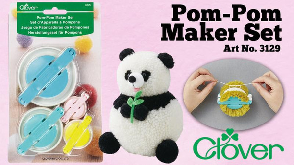 Clover - Pom Pom Maker Set (Small & Large) - Yarn Worx