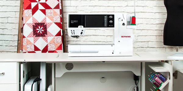 Bernina Luxe Sewing Cabinet Suite