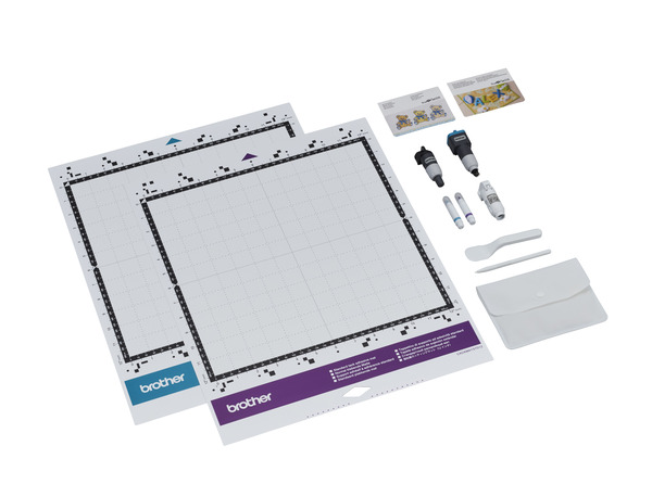 Brother CADXMATSTD24 Standard Tack, Tacky Adhesive Mat 12X24 for New Scan  N Cut SDX225 SDX230D SDX230DX Use with Card Stock or Fabrics with Backing