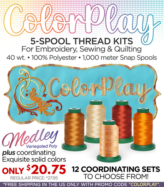 Exquisite Color Play Embroidery Thread Set Kit Madison Collection -  810065029546